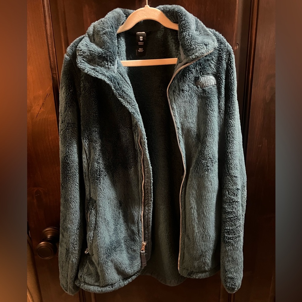 Osito Silken Raschel Fleece Stand Collar Long Sleeve Zip Front Jacket